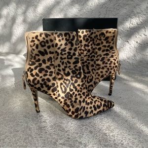 Cheetah print women’s boots